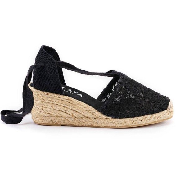 Viscata Crochet Wedge Espadrilles - Picture 9 of 9